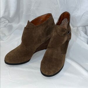 Lucky Brand Brown Ankle Booties